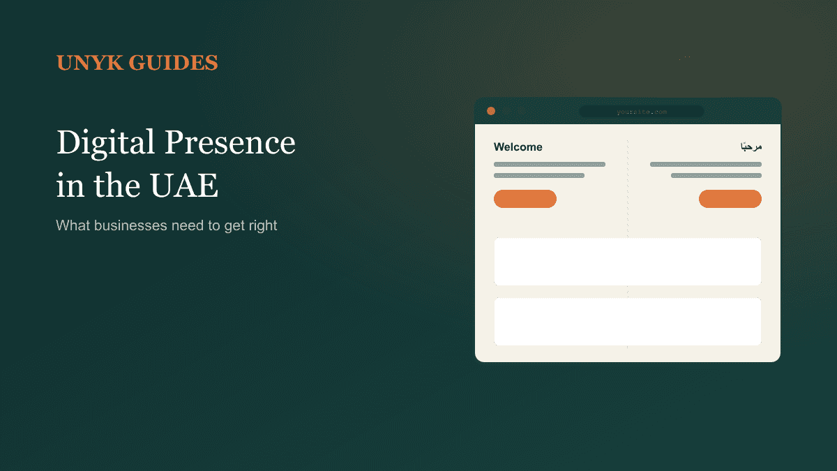 Building a Digital Presence in the UAE: What Businesses Need to Get Right