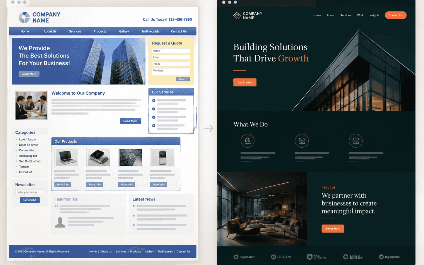 Kongunad Hospital Website Redesign interface preview